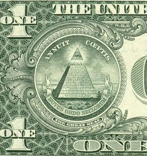 1 dollar américain avec l'oeil d'horus